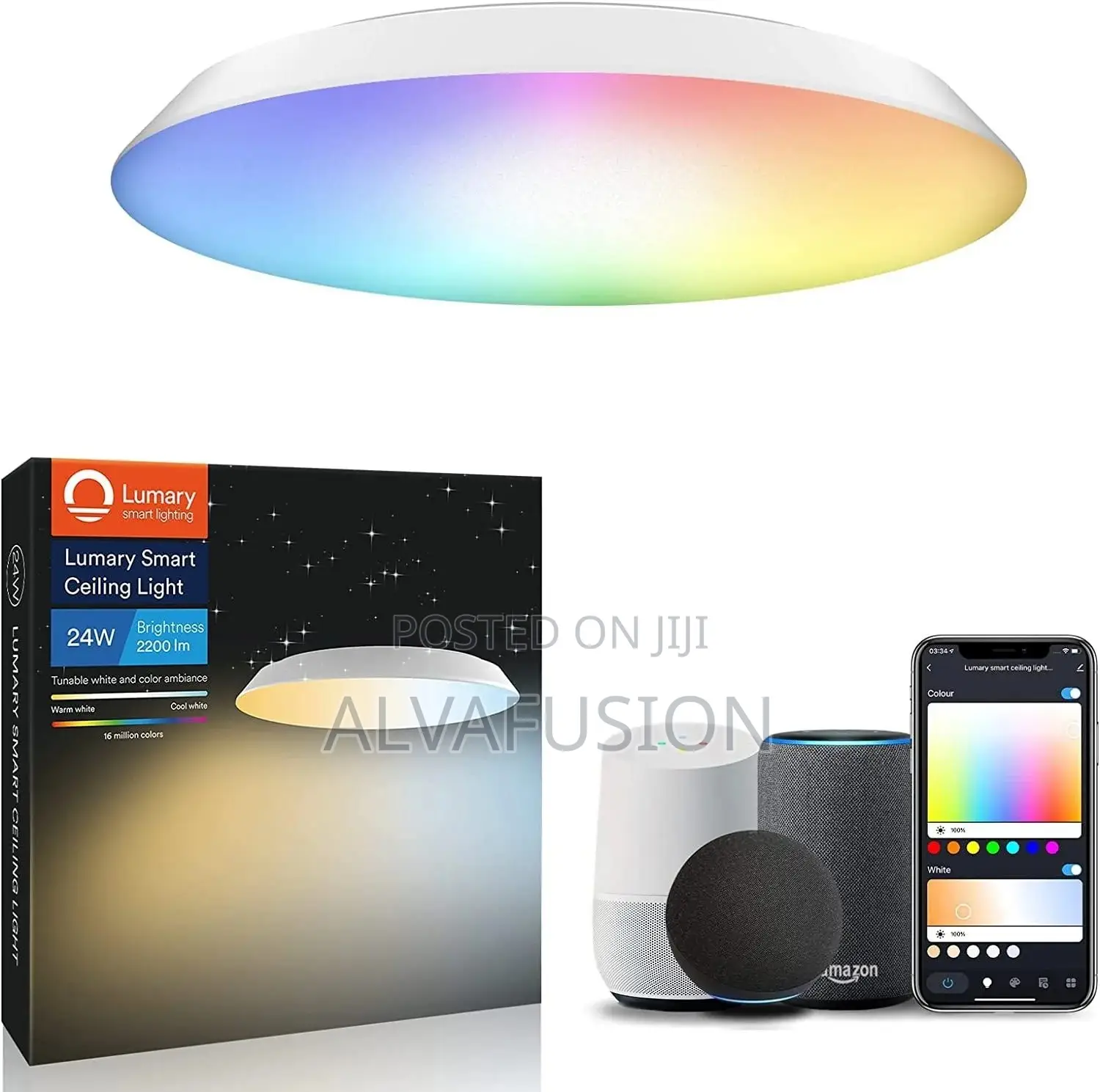 Lumary Smart Ceiling Lights 24w 2200lm
