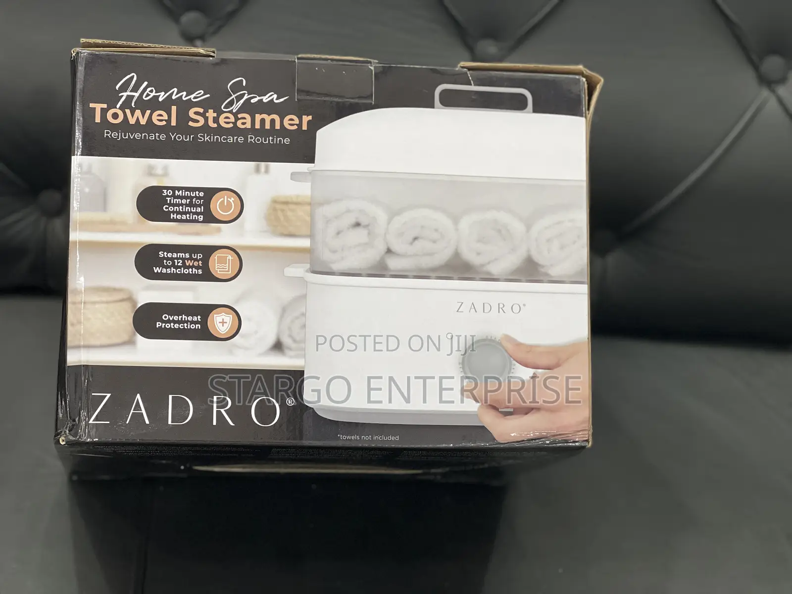 Zadro Towel Steamer With Tongs