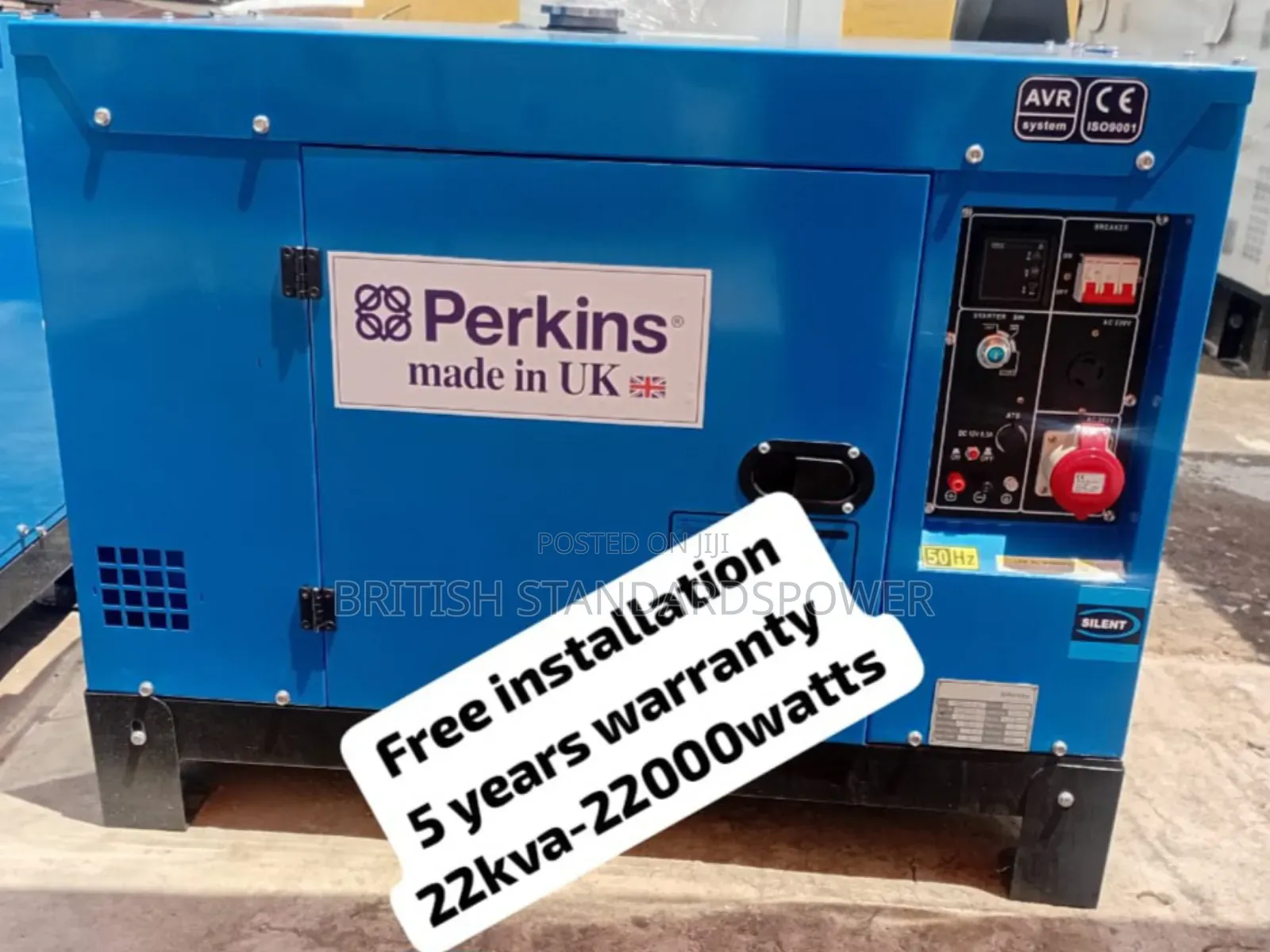 Rugged and Dependable 22kva Silent Diesel Generator