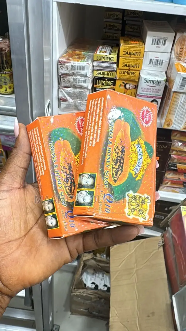 Asantee Papaya and Honey Face and Body Soap