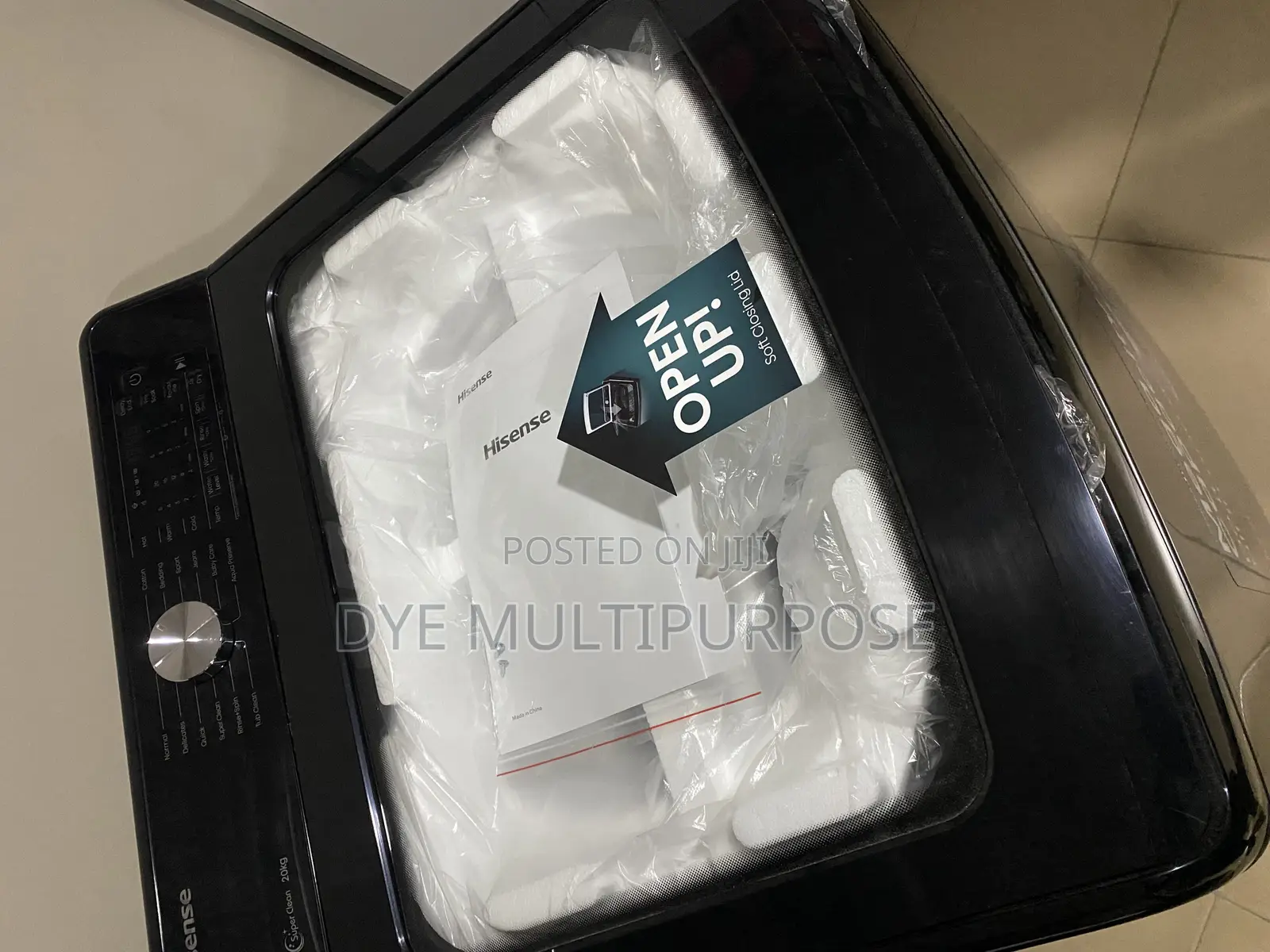 Hisense Top Load Washing Machine 20kg