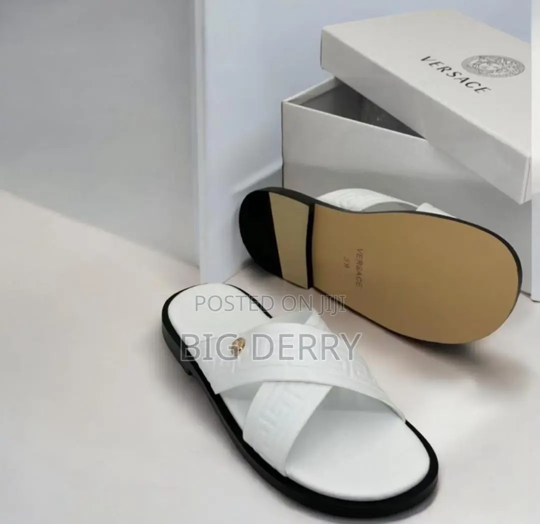 Versace Cross Slippers