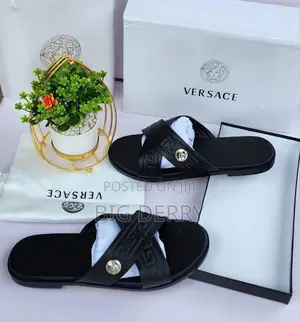 Versace Cross Slippers