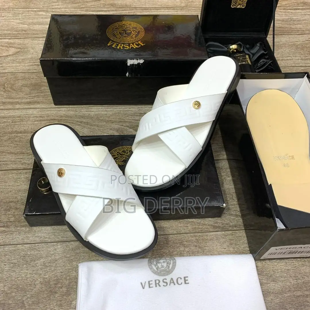 Versace Cross Slippers