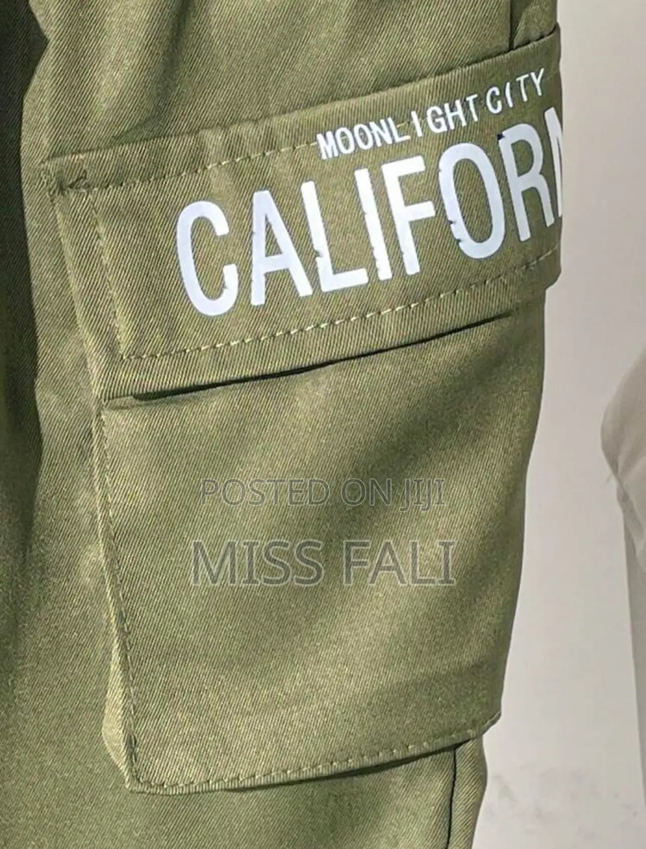 2pcs T-Shirt and Olive Green Cargo Pants. 9-12m