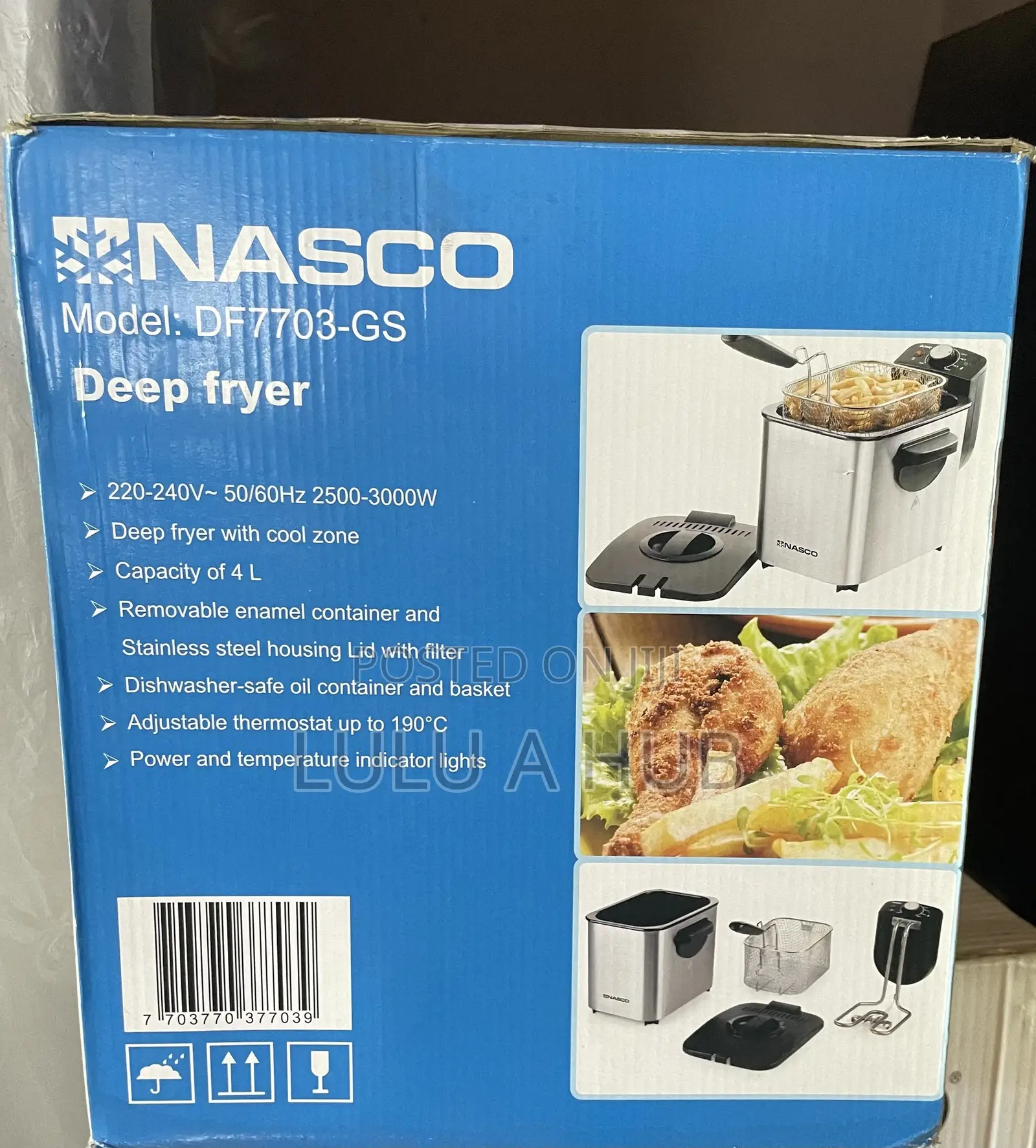 Nasco Deep Fryer 4 Liters