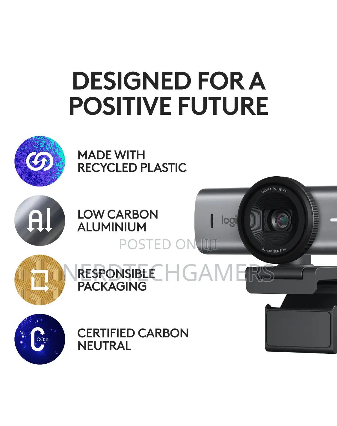 Logitech Mx Brio 705 Webcam for Business (Graphite)