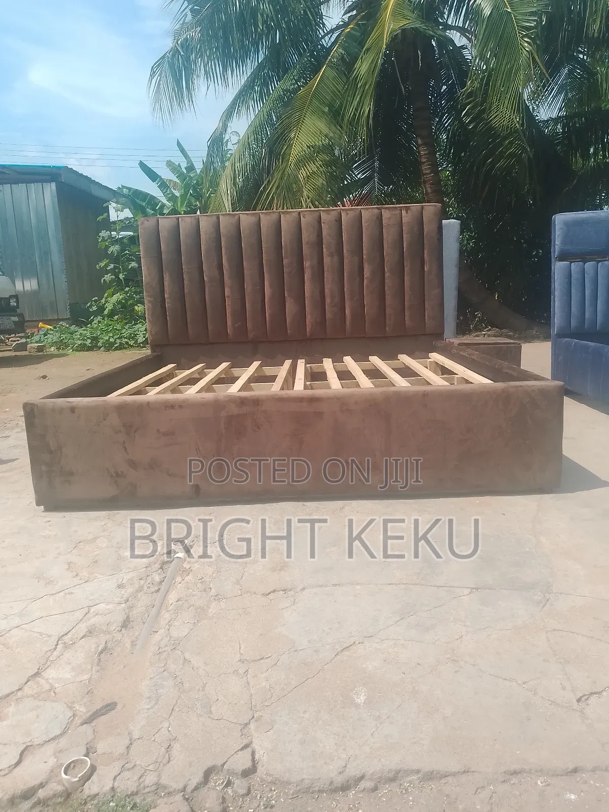 Brown Queen Size Bed Frame Is Available With Cool Price