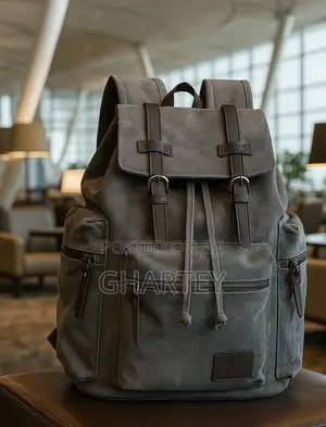 Quality Canvas Bagpack - Gray