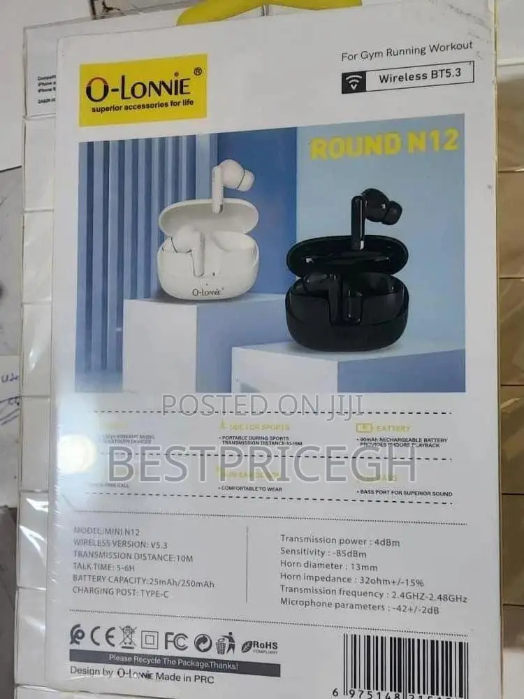 O-Lonnie Wireless Earbuds Mini - N12