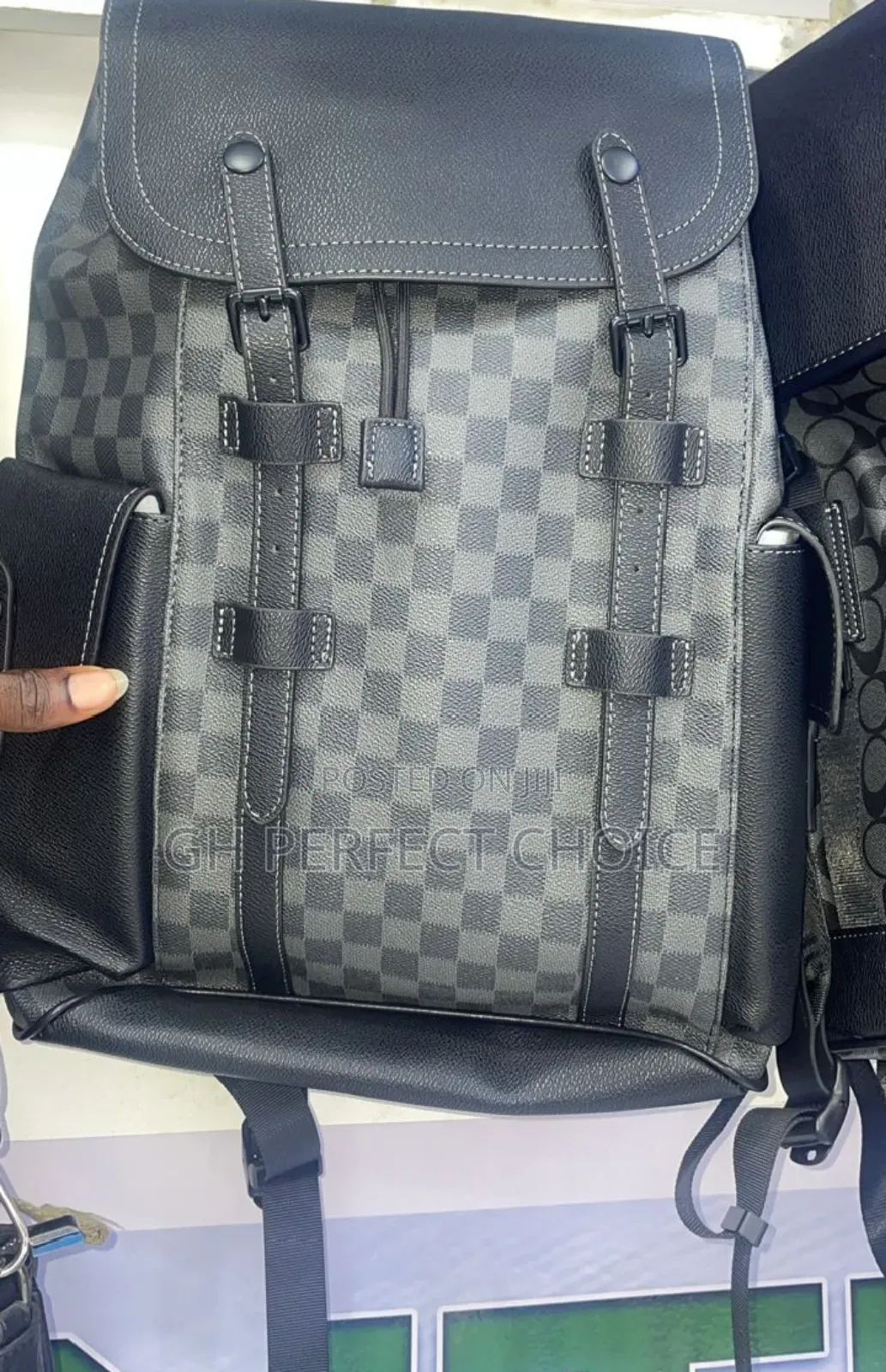 Leather Backpack For Male And Female