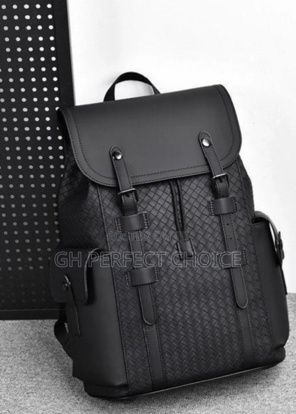 Real Leather Unisex Backpack