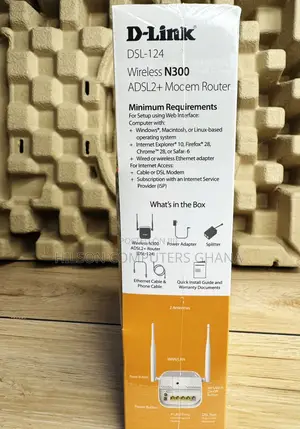D-Link Wireless N 300 Adsl2+ Modem Router - DSL-2750u