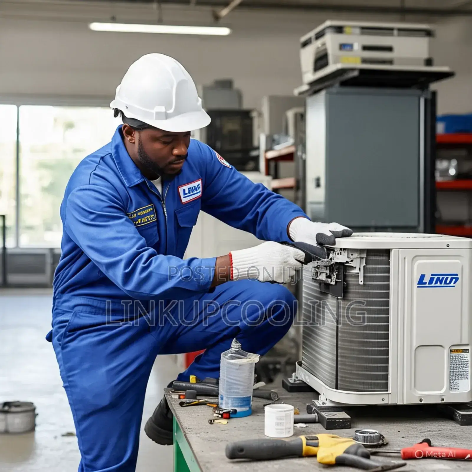 Air Conditioner Service Maintenance Team