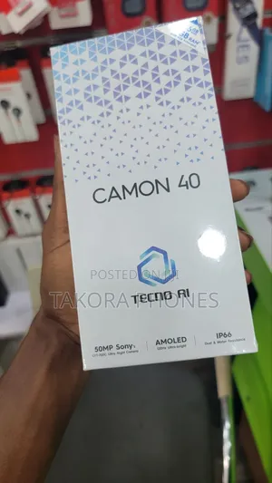New Tecno Camon 40 256 GB Black