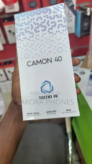 New Tecno Camon 40 256 GB Black