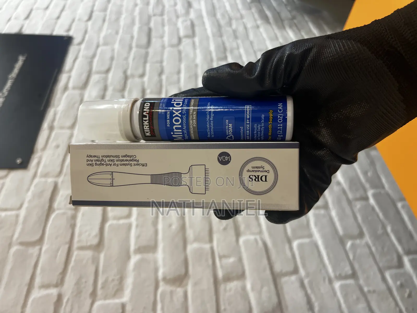 Norwood Rescuer Combo: DRS Stamp + Minoxidil Foam Surge