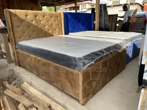 Photo - Double Bedframe 54x75 With Mattress Very Soft One