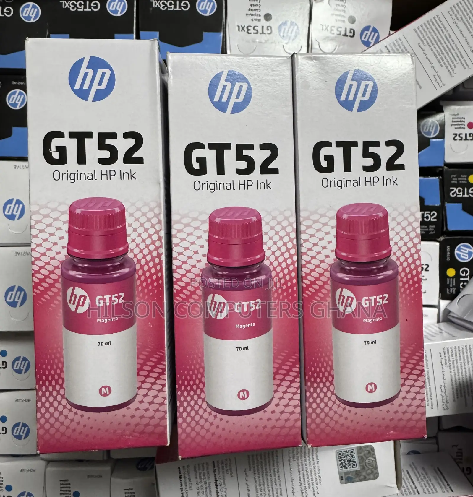 Hp Gt52 Original Ink Bottle Magenta - Genuine