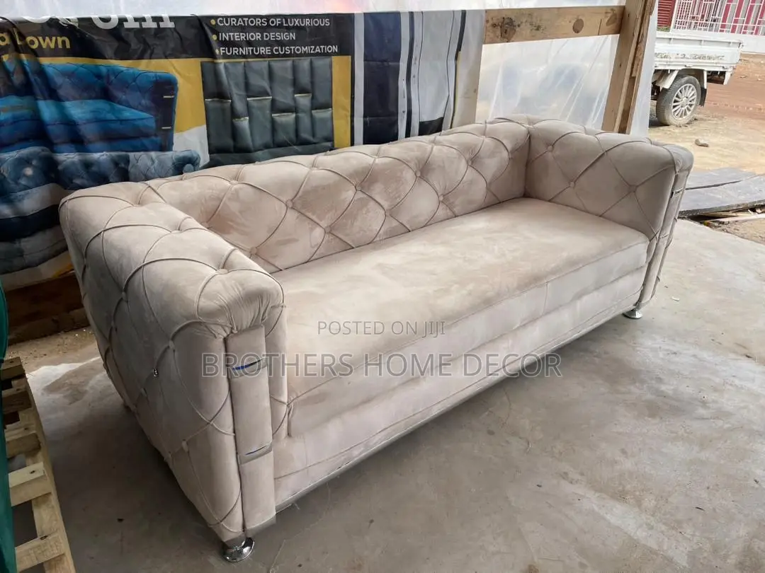 Cream 3 In 1 Sofa//Very Durable And Strong