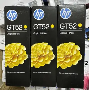 Hp Gt52 Original Ink Bottle Yellow - Genuine