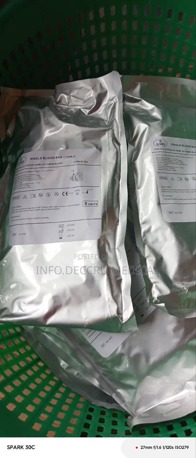 Blood Bag Single (5 Pieces Inside)