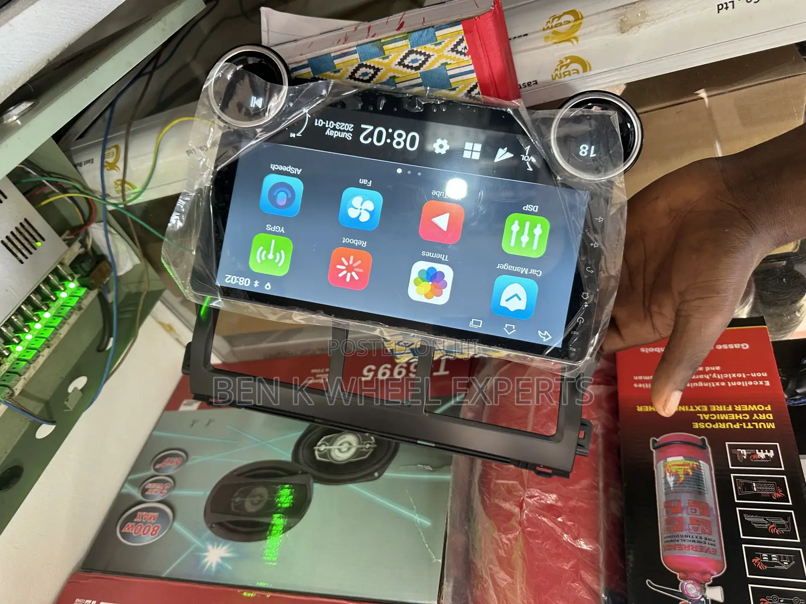 Toyota Yaris Android With Large Screen Dual Knob