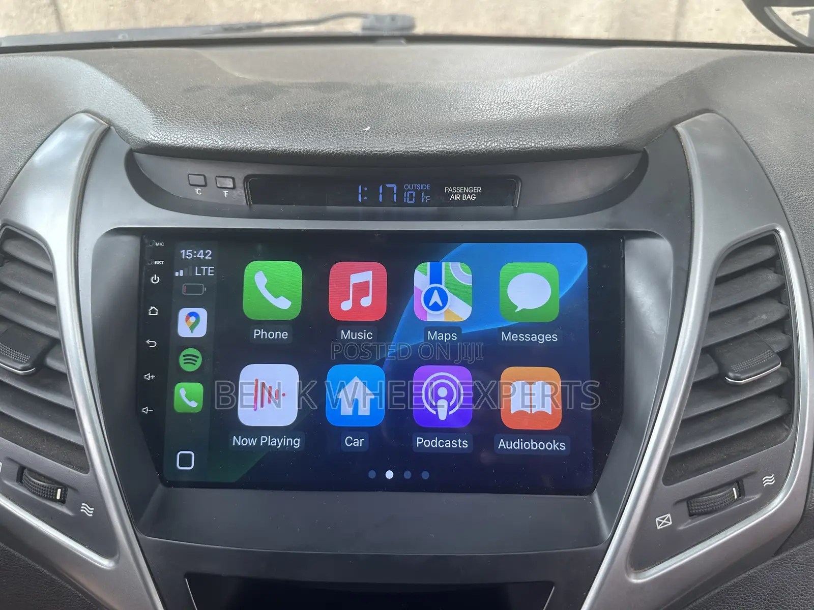 Hyundai Elantra 2014-16 Carplay Android Auto Stereo