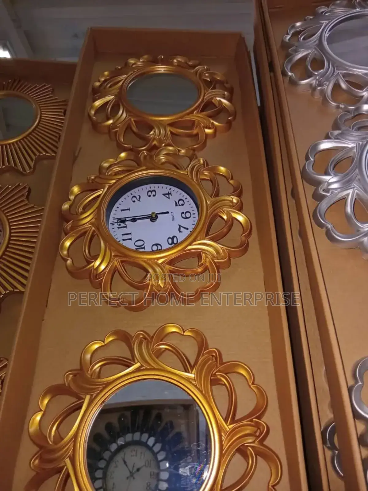 3 in 1 Wall Clocks and Mirror
