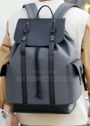 Photo - Unisex Leather Backpack, Authentic