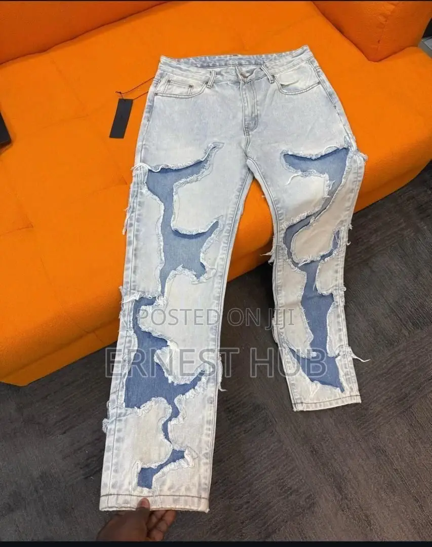 Solid Baggy Jeans
