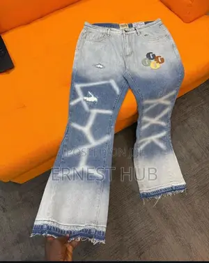 Solid Baggy Jeans
