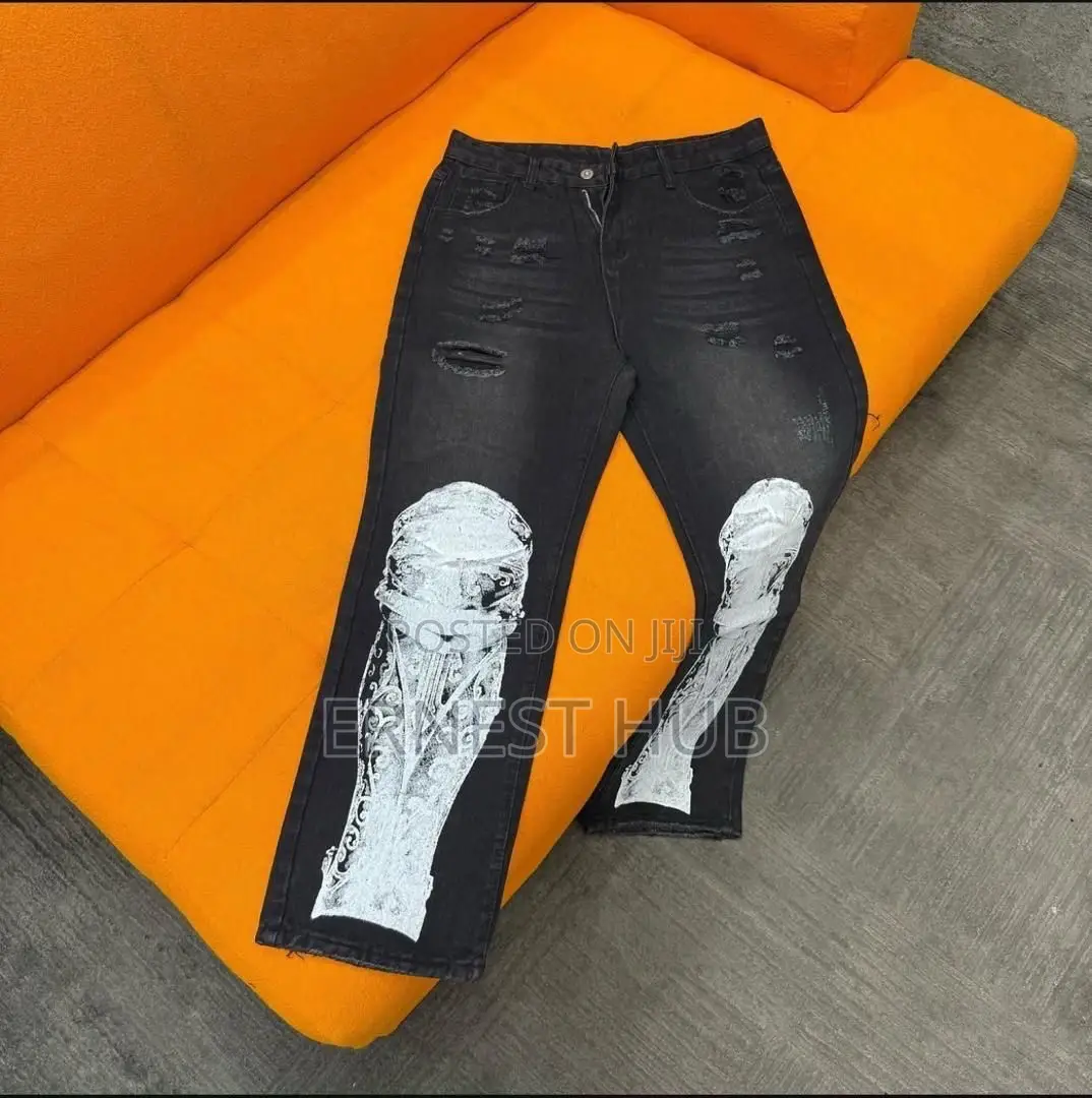 Solid Baggy Jeans