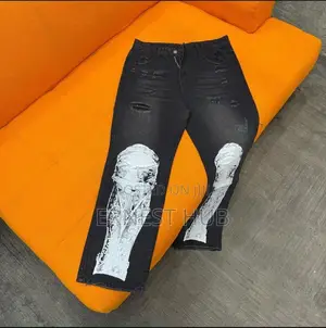 Solid Baggy Jeans