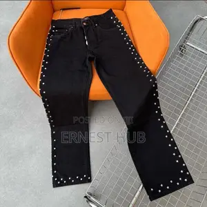 Solid Baggy Jeans
