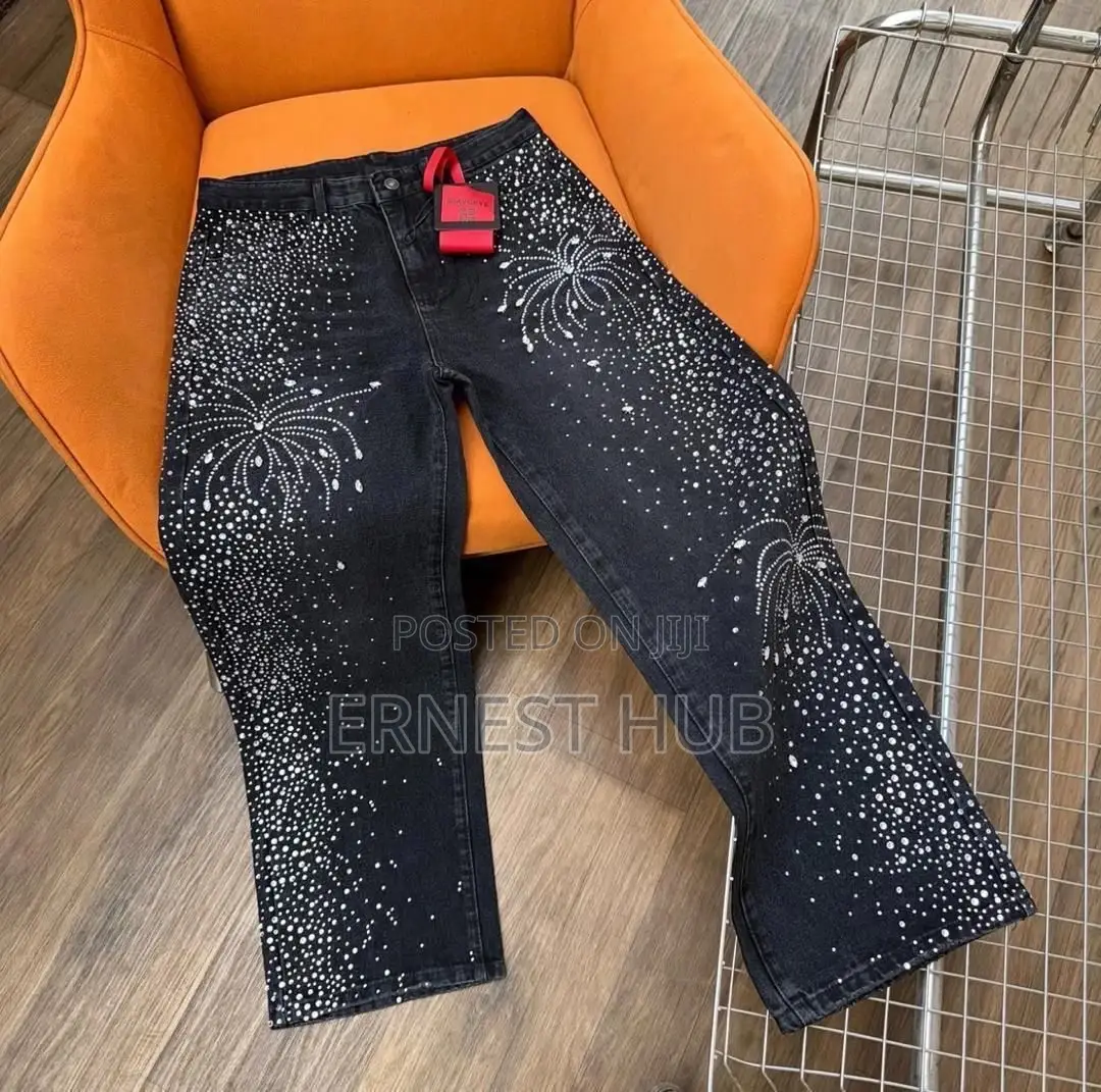 Solid Baggy Jeans
