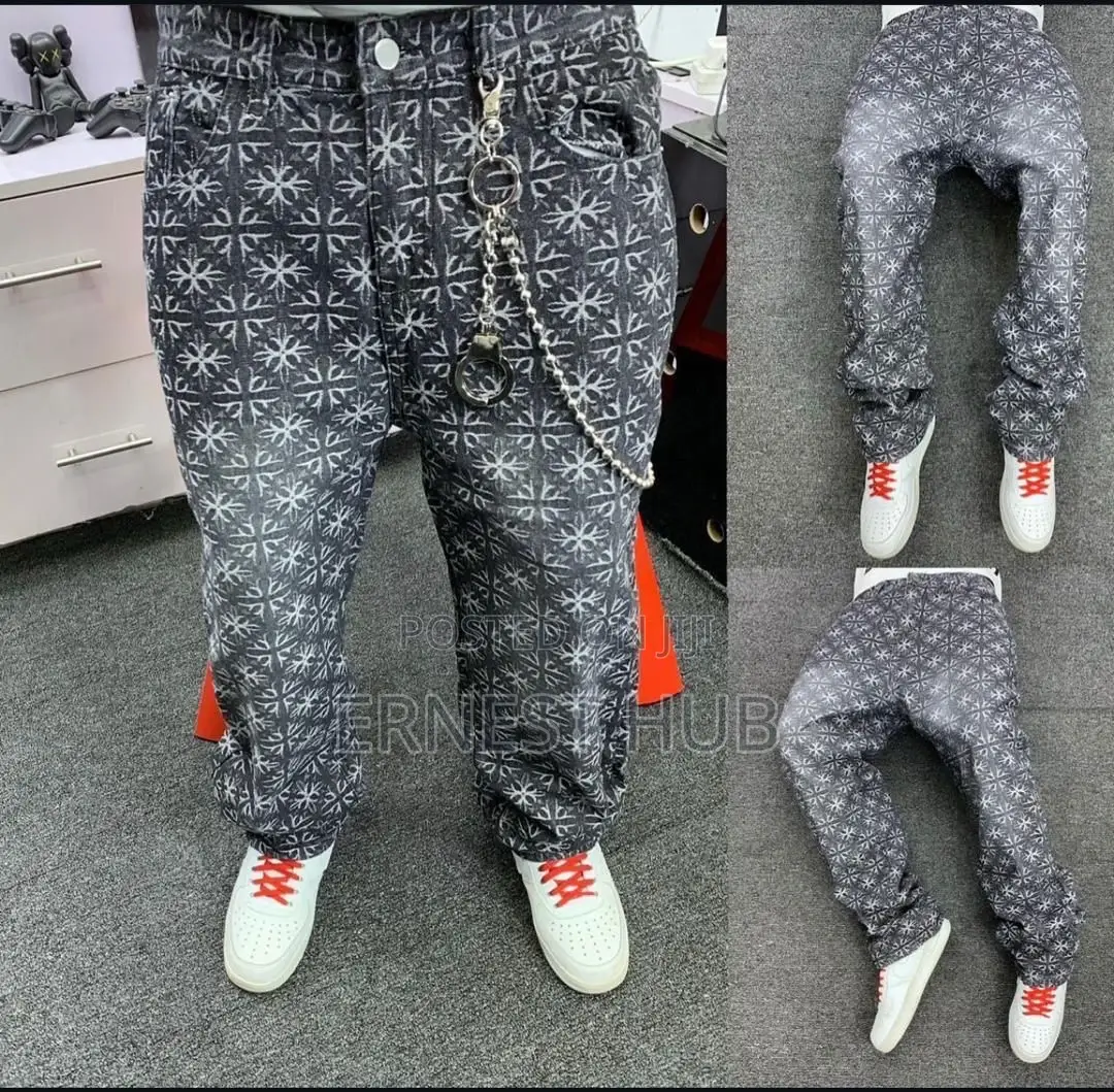 Solid Baggy Jeans