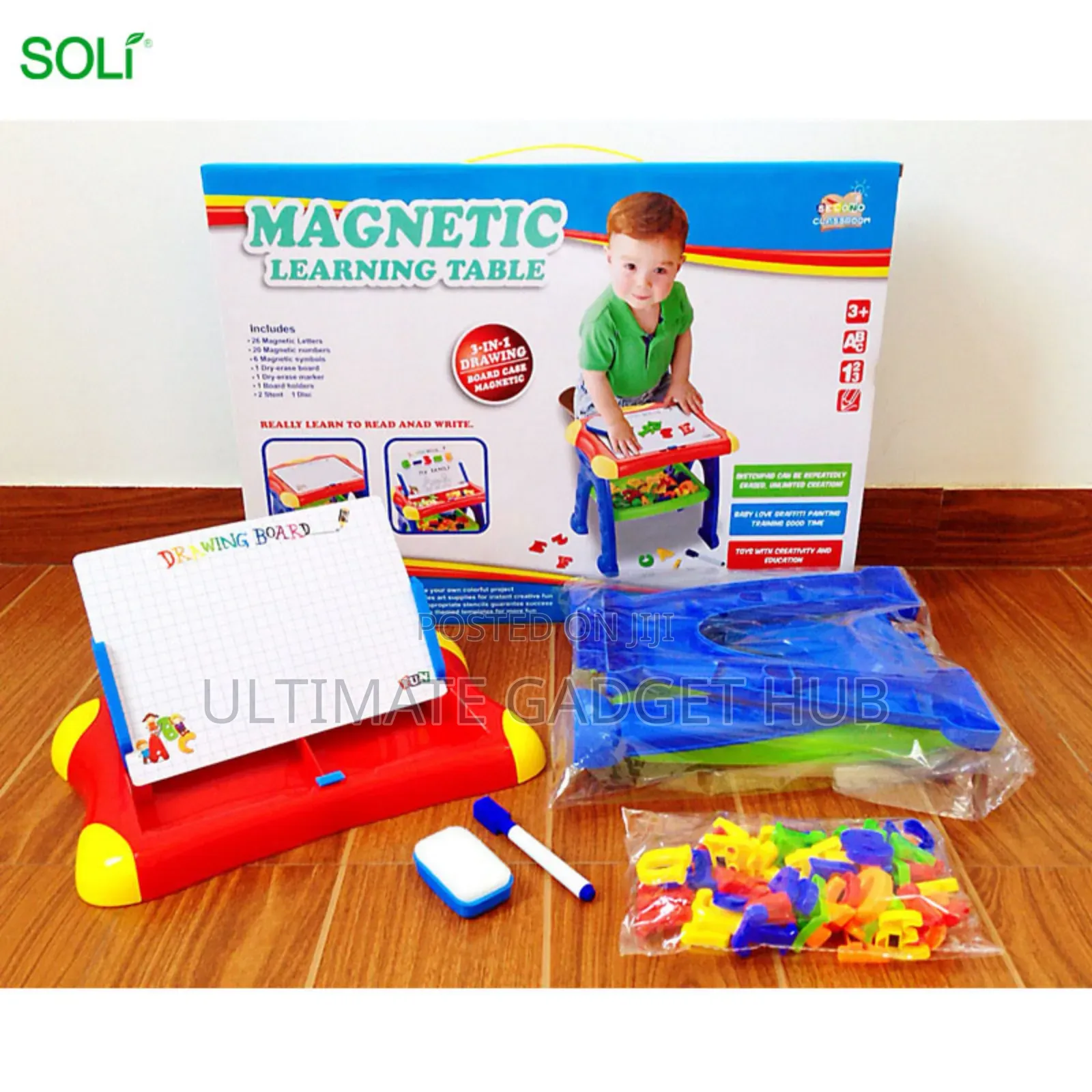 3 in 1 Magnetic Alphabet Learning Table