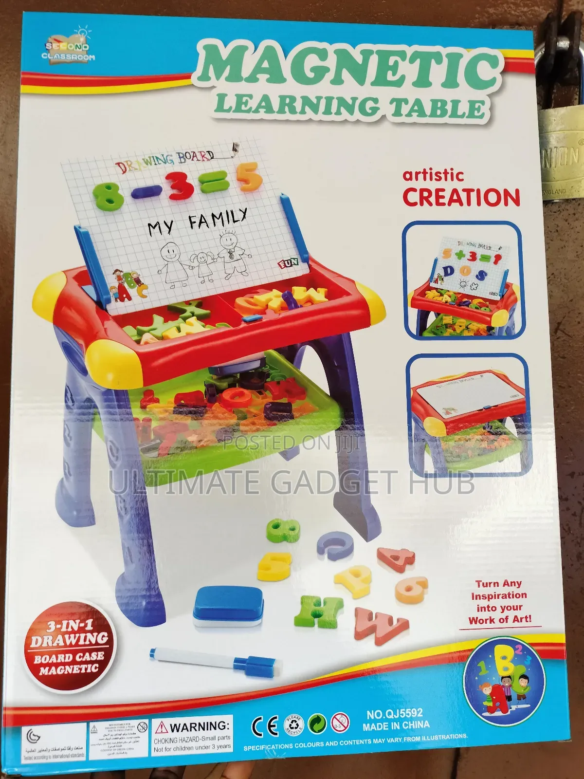 3 in 1 Magnetic Alphabet Learning Table