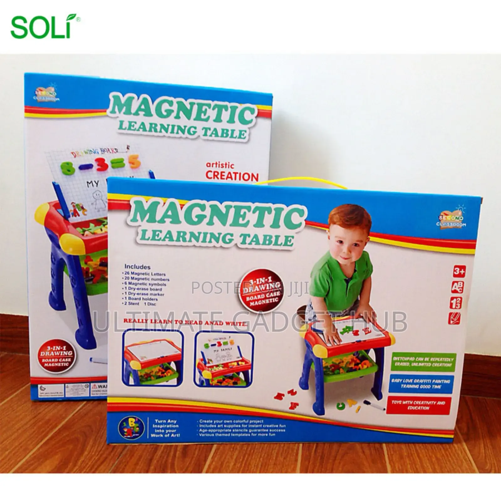 3 in 1 Magnetic Alphabet Learning Table