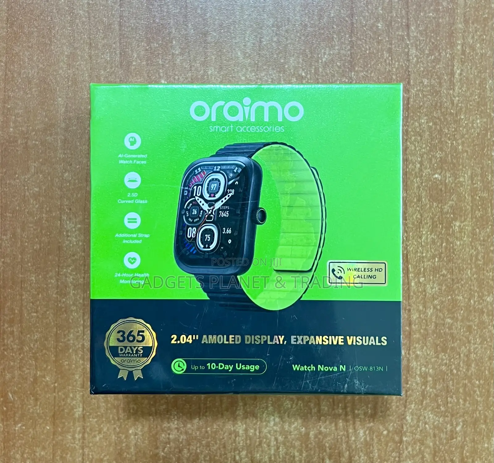 Oraimo Watch Nova N 2.04''amoled 2.5d Smart Watch - Osw-813n