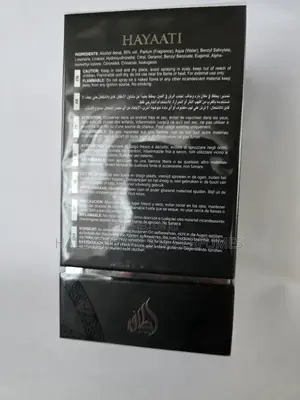 Hyaati Noir (Black) Perfume Lattafa, 100ml, Men's
