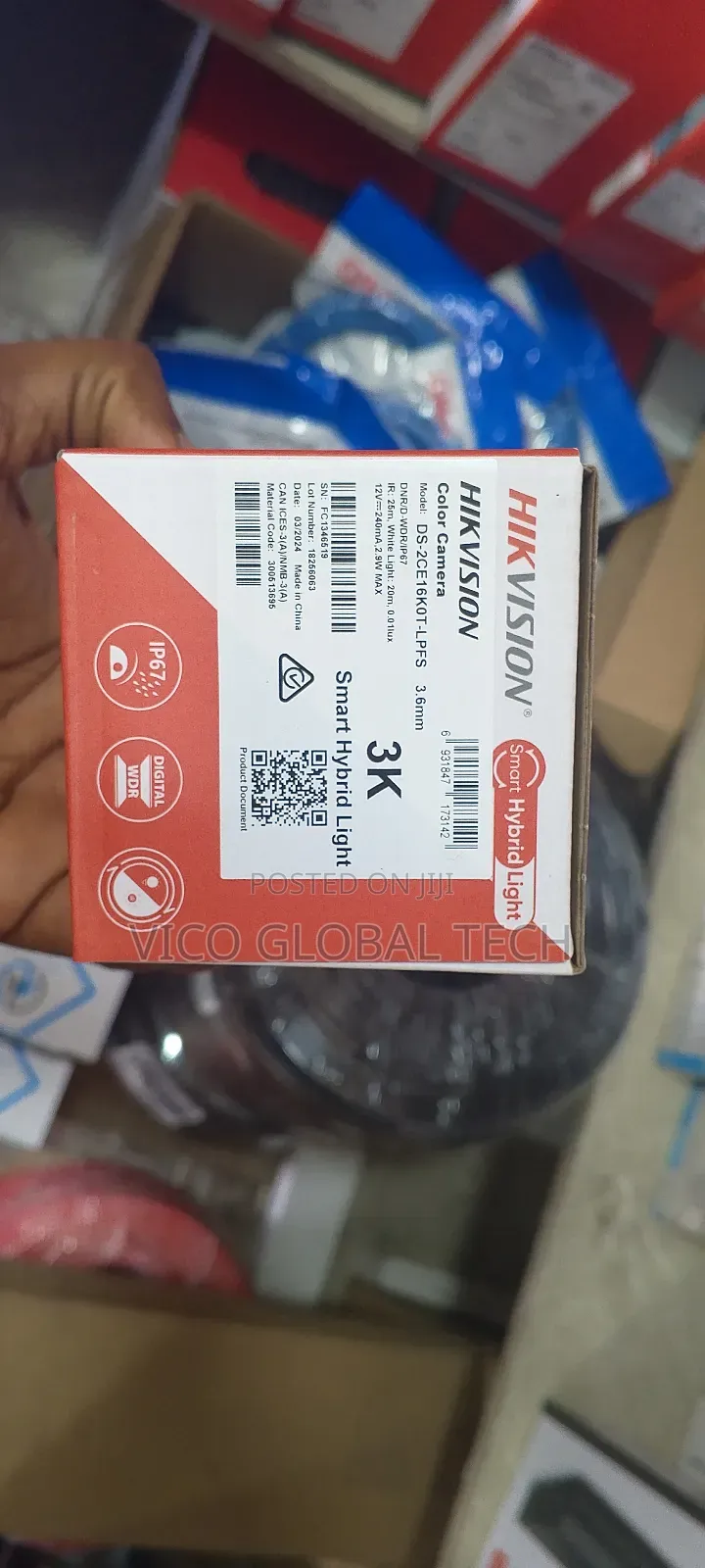 Hikvision Ds-2ce76k0t-LPFS 2.8mm Color Camera