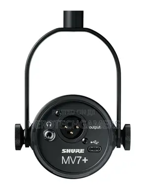 Shure Mv7+ Podcast Dynamic Microphone.