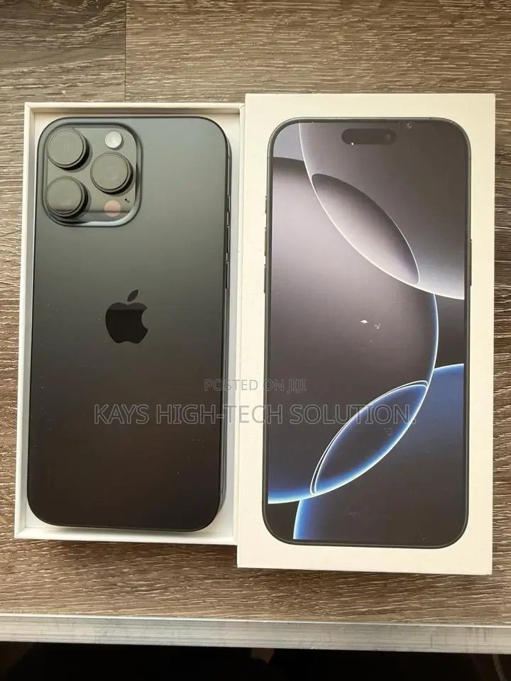 New Apple iPhone 16 Pro Max 256 GB Black