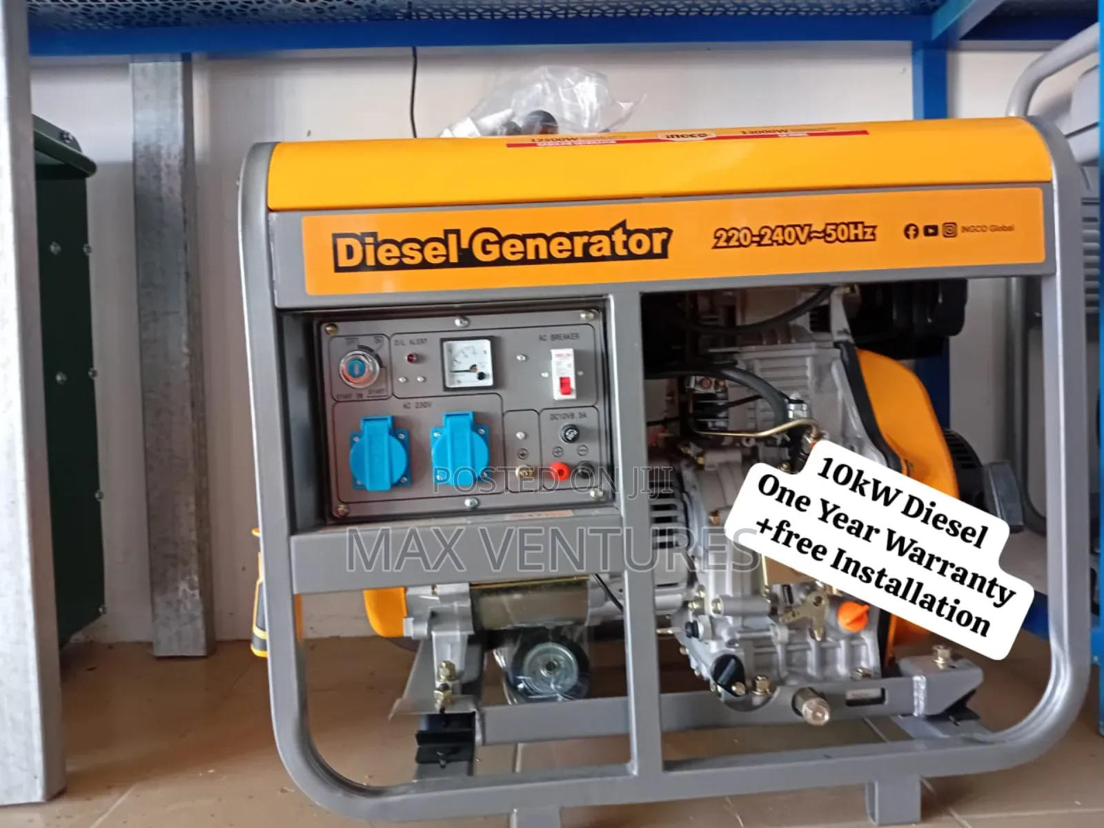 Ingco Diesel Powered 10kva Generator 10kva Commercial Use