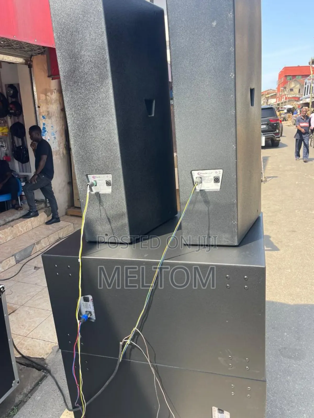 Martin Audio Full Spinning Setup Speakers And Loaded Dj Rack
