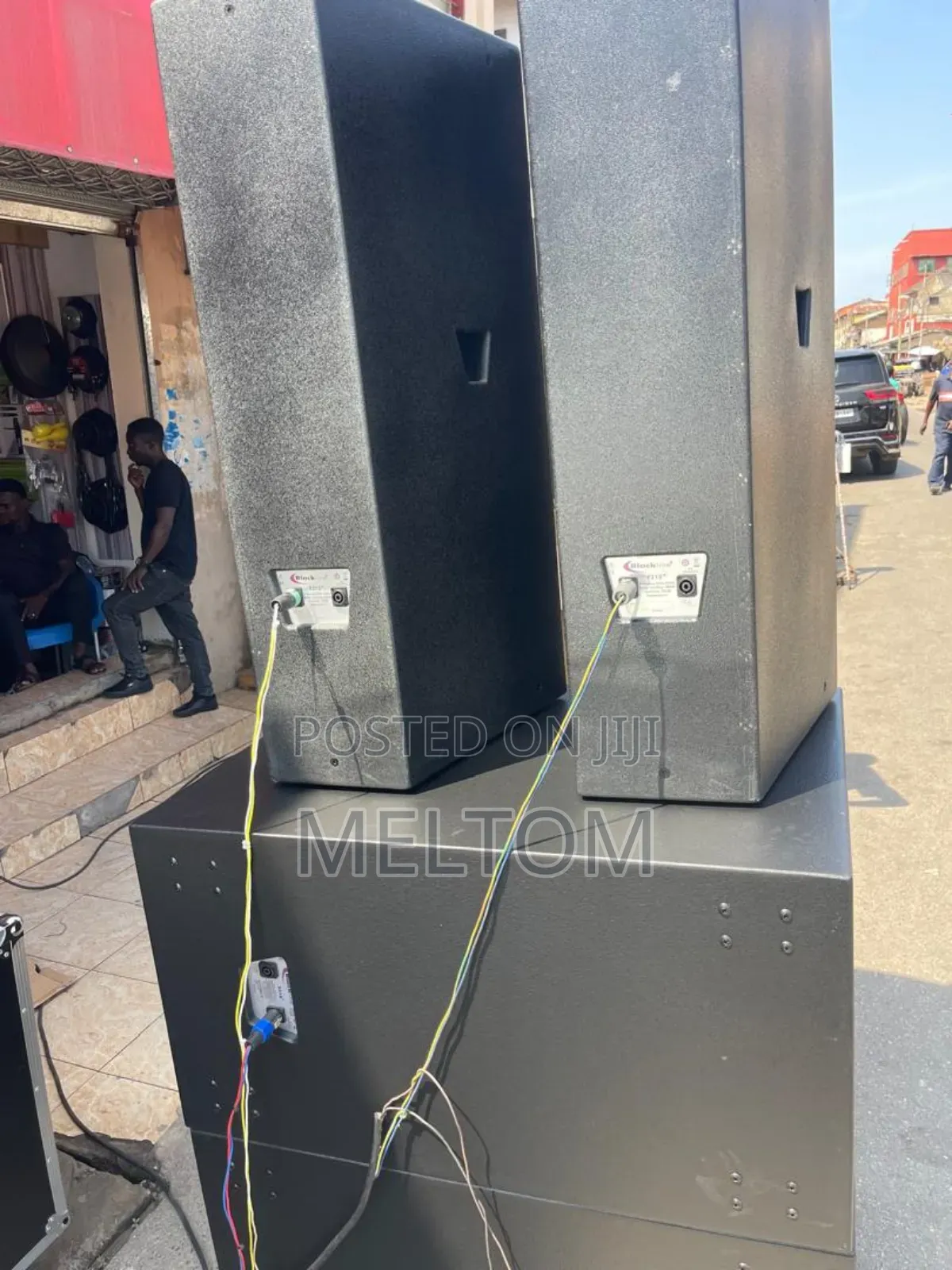 Martin Audio Full Spinning Setup Speakers And Loaded Dj Rack