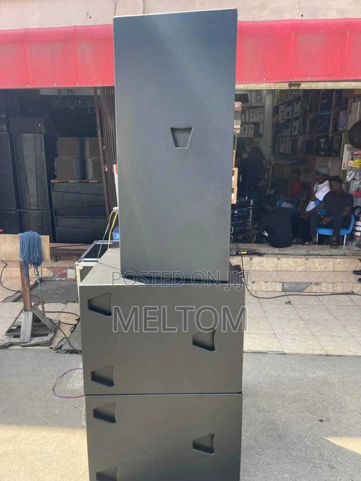 Martin Audio Full Spinning Setup Speakers And Loaded Dj Rack