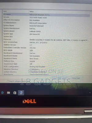 Laptop Dell Latitude 6430u 8GB Intel Core i7 HDD 500GB